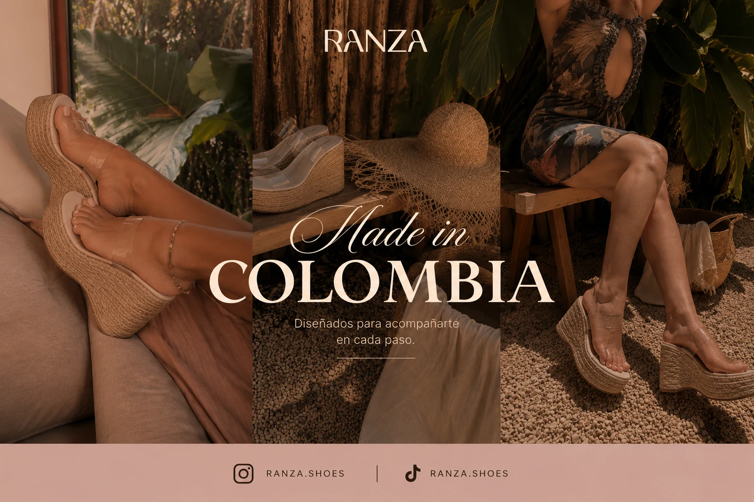 RANZA — Made in Colombia. Diseñados para acompañarte en cada paso.